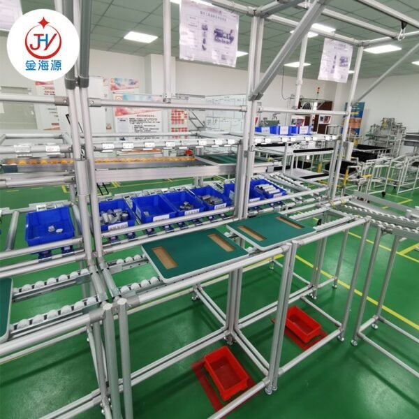 High Quality Customized ESD Aluminum Profile Workbench For Workshop Assembly Line Table - Image 5