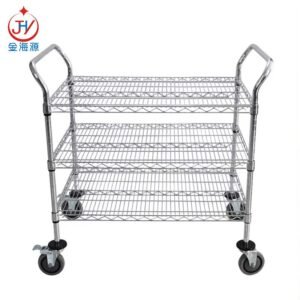 Multilayer Layers Wire Shelving Chrome Wire Shelves Durable Metal Shelving Racks