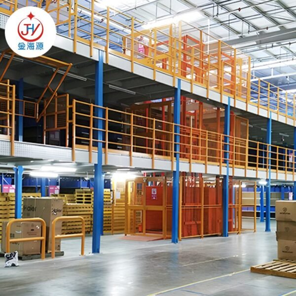 Custom Safety Warehouse Rack Storage Mezzanine Floor Rack System stacking heavy duty Industrial column shelving pallet racks - Image 4