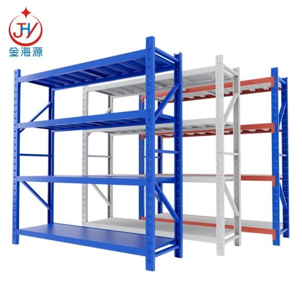 Automated Boltless Shelf System Heavy Duty Electric Mobile Pallet Boltless Rack For Warehouse Storage