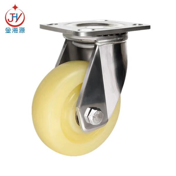 Hot Sale transparent PU Rubber Furniture Wheels Swivel 3 Inch 75 mm Black Roller blade Office Chair Caster - Image 6