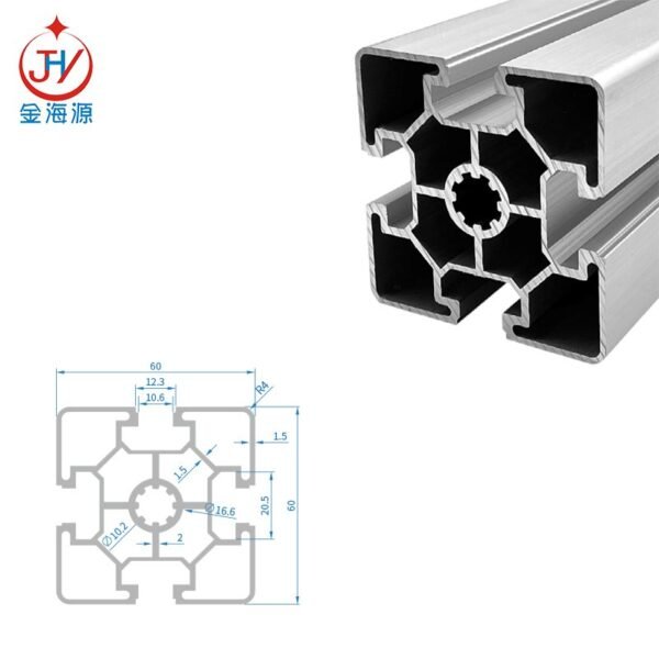 profile aluminum alloy lean pipe / aluminium lean tube for low-cost automated assembly - Image 5