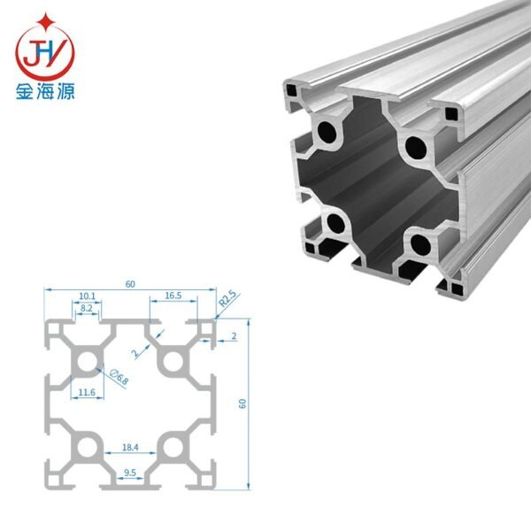 profile aluminum alloy lean pipe / aluminium lean tube for low-cost automated assembly - Image 4