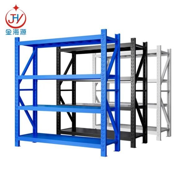 Logistics storage racks are detachable, heavy-duty medium-sized storage racks, and iron racks are easy to assemble