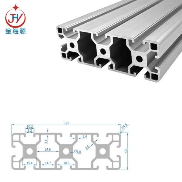 profile aluminum alloy lean pipe / aluminium lean tube for low-cost automated assembly - Image 3