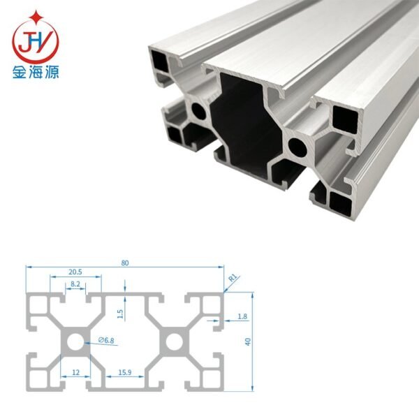 Factory Direct Supply aluminum extrusion profile Aluminum Lean Tube For Workbench