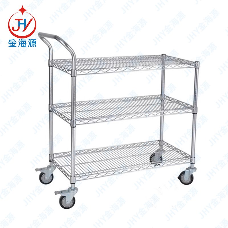 Factory ODM 3/4/5 Floor Wire Shelf Industrial-style Logistics Shelves Plant Station Storage Racks Clothing Storage Rack Shelf - Image 2