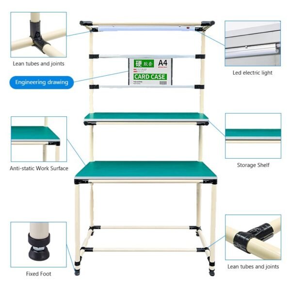 Efficient Factory Production with Bilateral Workbench Tables - Image 6